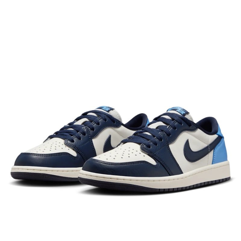 Nike Air Jordan 1 Low OG Obsidian UNC Wit