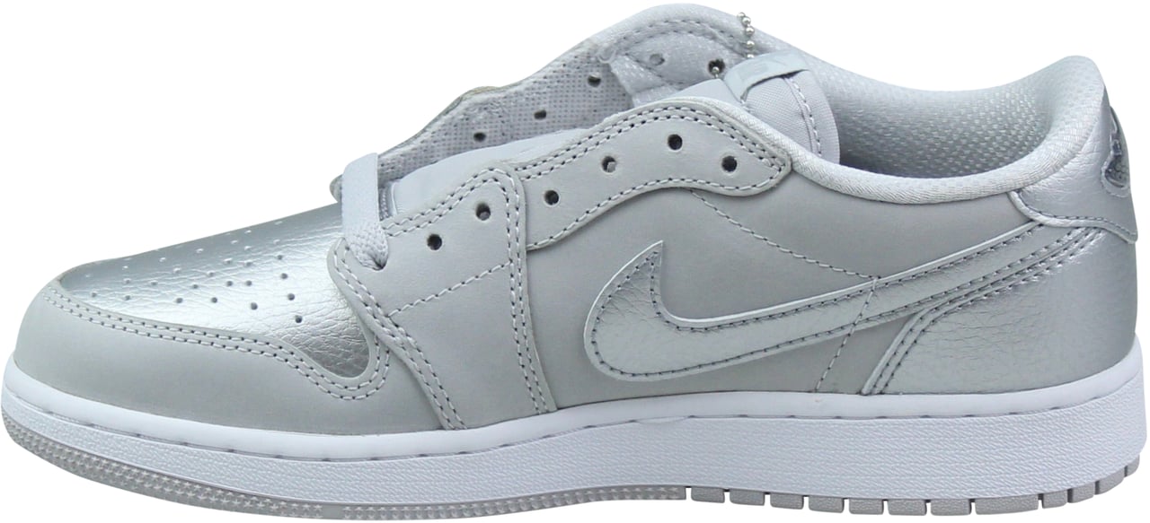 Nike Air Jordan 1 Low OG GS 'Metallic Silver' Metallic