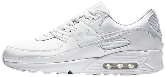 Nike Nike Air Max 90 Leather 'Triple White' Wit