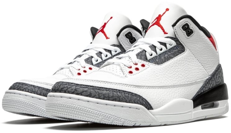 Nike Air Jordan 3 Retro SE Fire Red Denim (2020) Wit