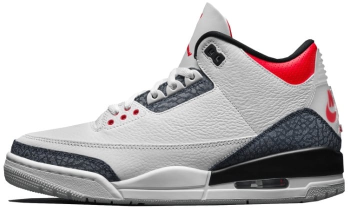 Nike Air Jordan 3 Retro SE Fire Red Denim (2020) Wit