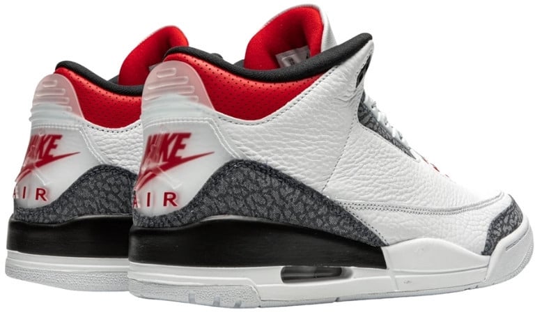 Nike Air Jordan 3 Retro SE Fire Red Denim (2020) Wit