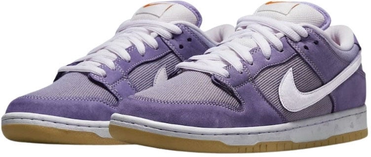 Nike Nike SB Dunk Low Pro ISO Orange Label Unbleached Pack Lilac Wit