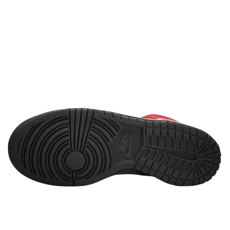 Nike Nike Dunk High Black Red Zwart