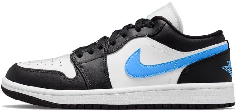 Nike Air Jordan 1 Low Black University Blue White Zwart