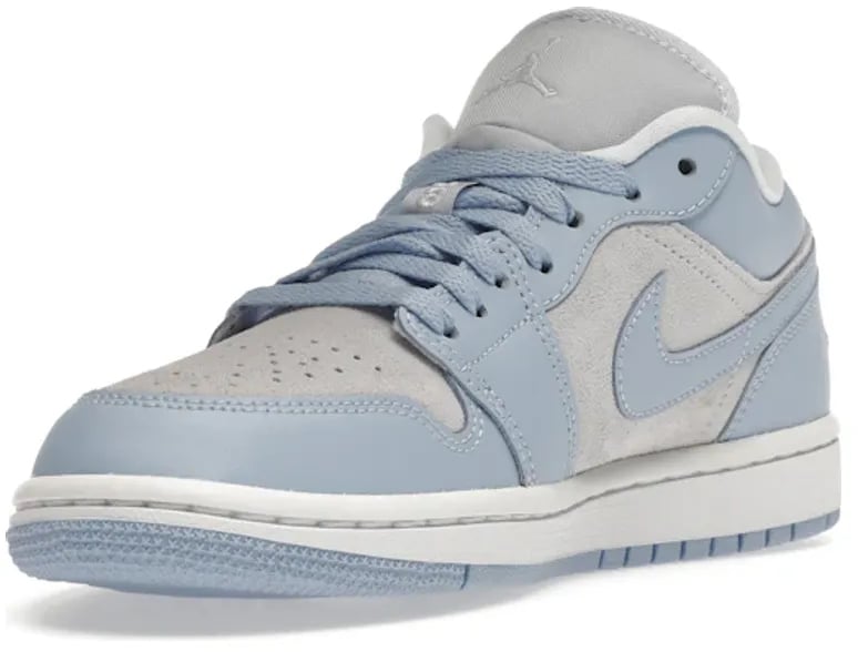 Nike Jordan 1 Low Football Grey Aluminum (Women's) Wit