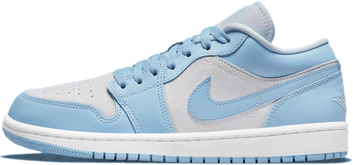 Nike Air Jordan 1 Low 'Football Grey Aluminium' (Women's) Grijs