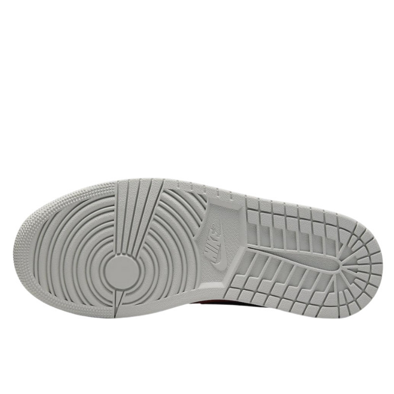 Nike Air Jordan 1 Retro Low Light Iron Ore Siren Red Grijs