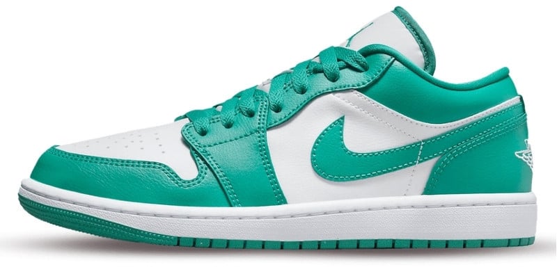 Nike Air Jordan 1 Low New Emerald Wit