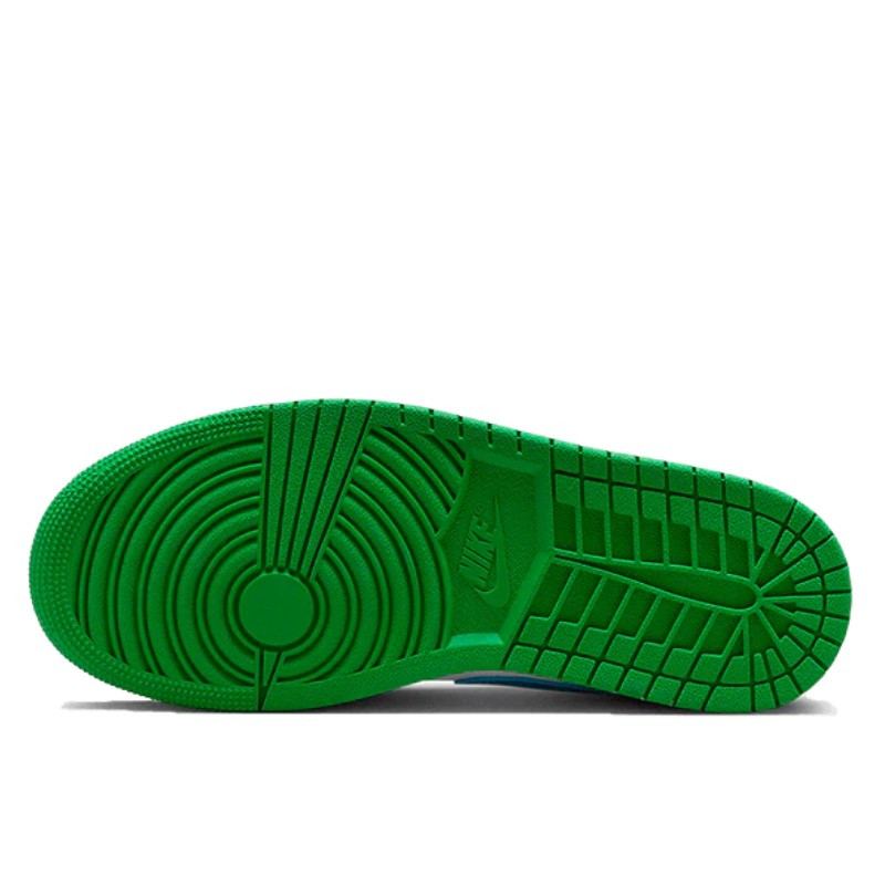 Nike Air Jordan 1 Low Lucky Green Aquatone Blauw