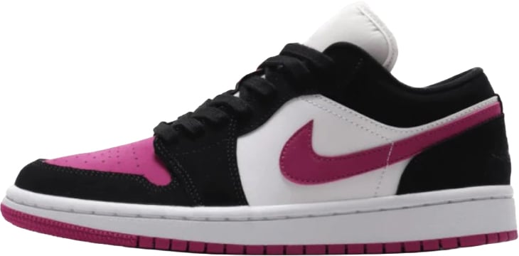 Nike Air Jordan 1 Low Black Cactus Flower Zwart