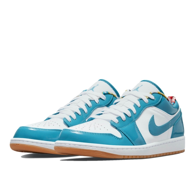 Nike Jordan 1 Low SE Barcelona Cyber Teal Wit