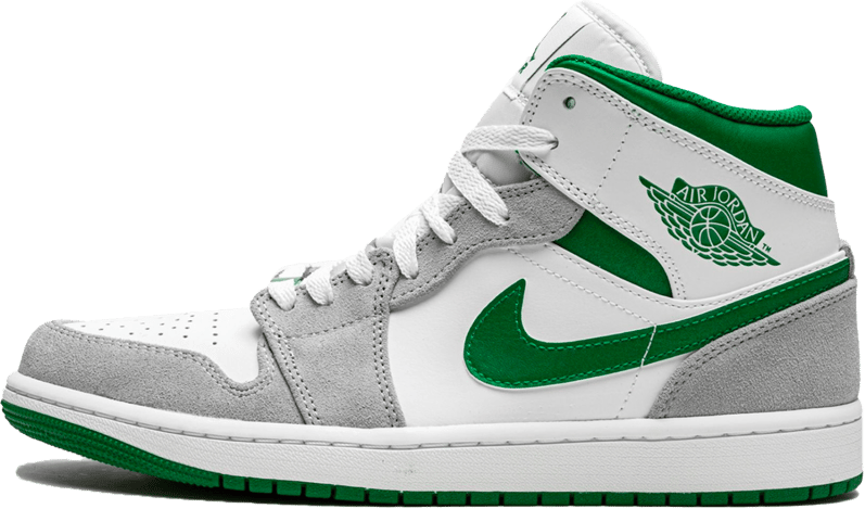 Nike Air Jordan 1 Mid Grey Green Divers