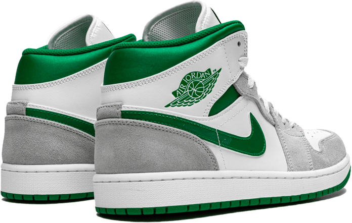 Nike Air Jordan 1 Mid Grey Green Divers