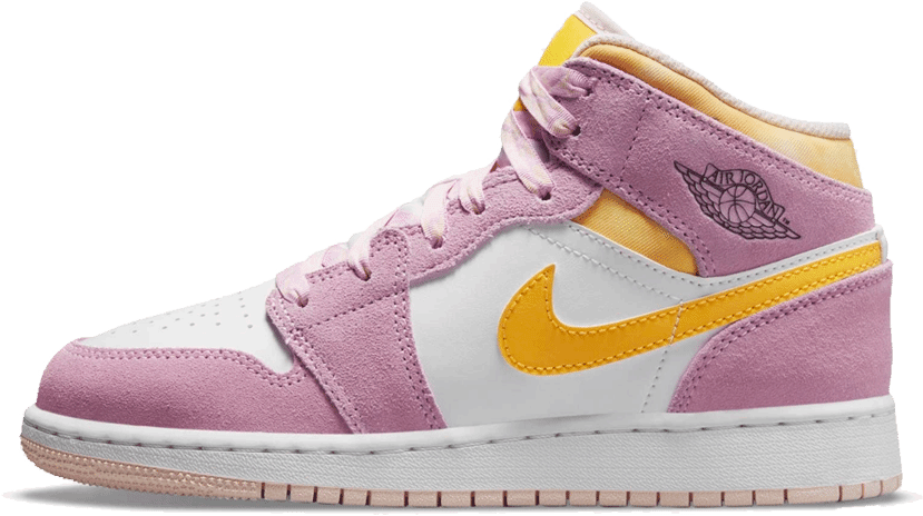 Nike Air Jordan 1 Mid Light Artic Pink (GS) Divers
