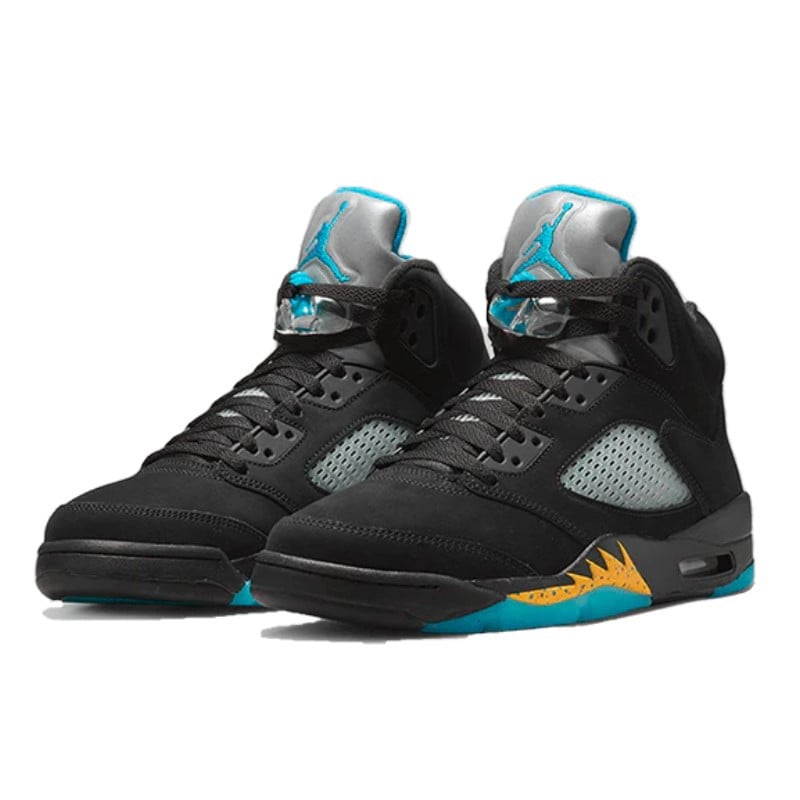 Nike Air Jordan 5 Aqua Zwart