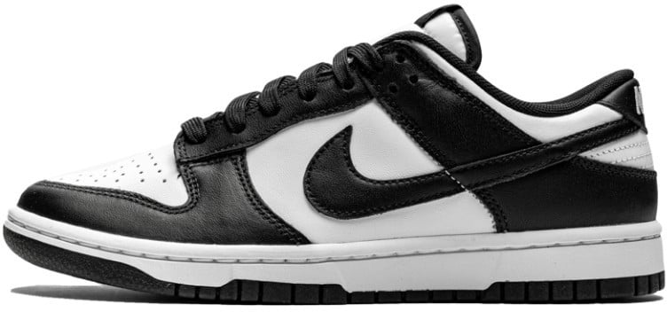 Nike Nike Dunk Low White Black (Panda) Zwart