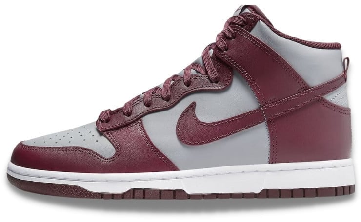 Nike Nike Dunk High Dark Beetroot Grijs