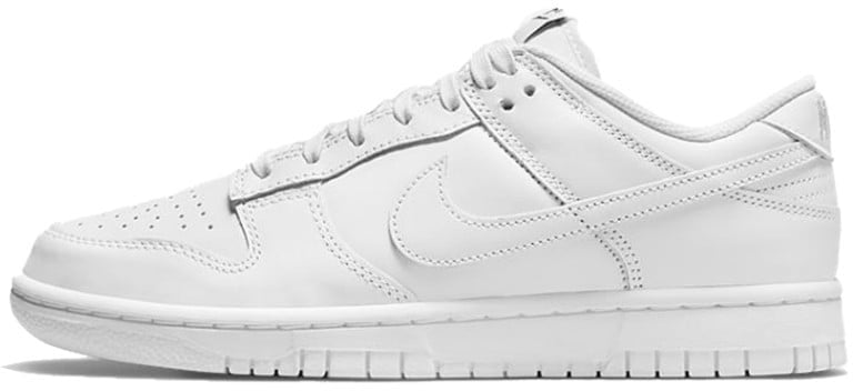 Nike Nike Dunk Low Triple White (2021) Wit