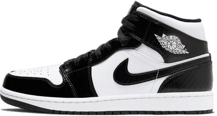 Nike Air Jordan 1 Mid Carbon Fiber All-Star Zwart