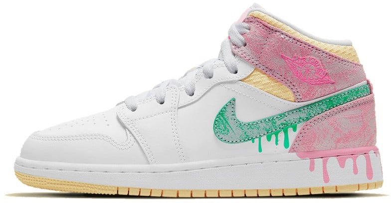 Nike Air Jordan 1 Mid Paint Drip Wit