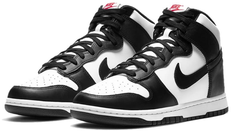 Nike Nike Dunk High Panda 2021 Zwart