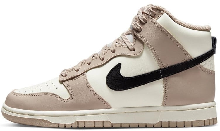Nike Nike Dunk High Fossil Stone Zwart