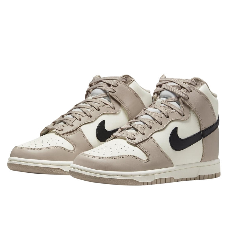 Nike Nike Dunk High Fossil Stone Zwart