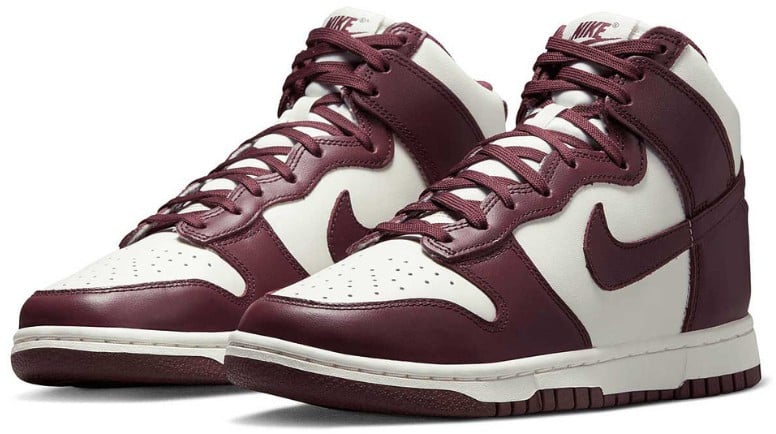 Nike Dunk High Burgundy Crush Maroon