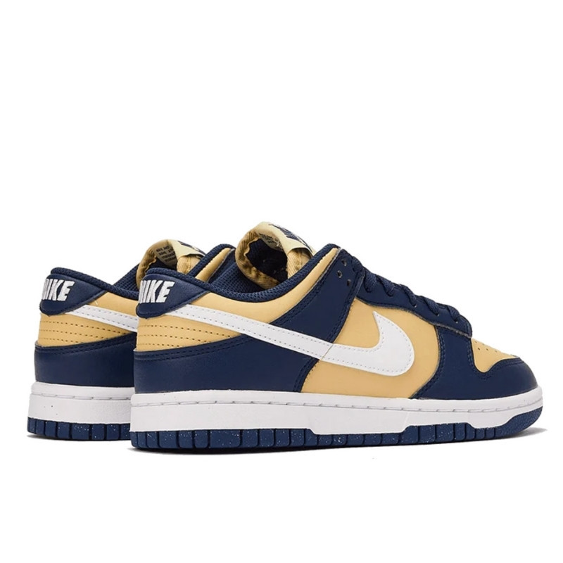 Nike Nike Dunk Low Next Nature Midnight Navy Gold Blauw