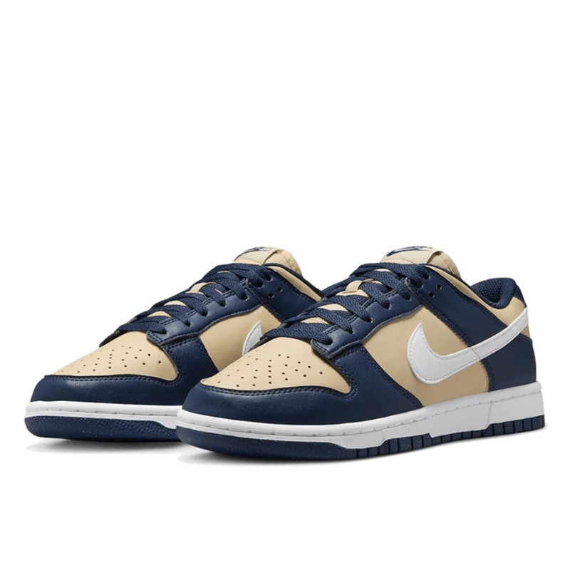 Nike Nike Dunk Low Next Nature Midnight Navy Gold Blauw