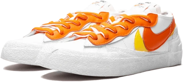 Nike Nike Blazer Low Sacai White Magma Orange Wit