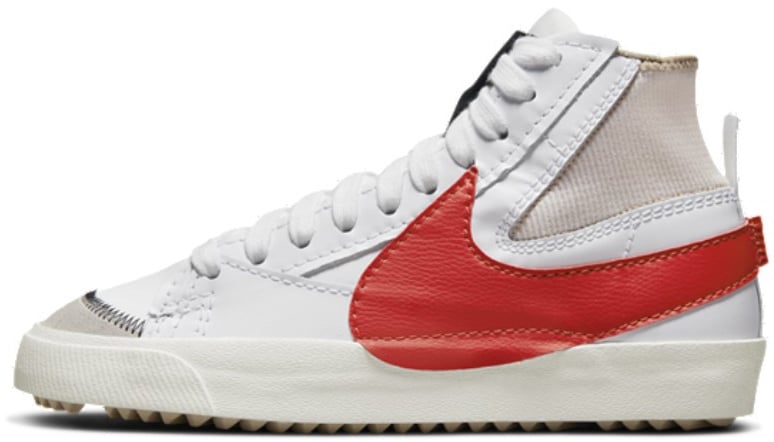 Nike Nike Blazer Mid 77 Jumbo White Habanero Red Wit