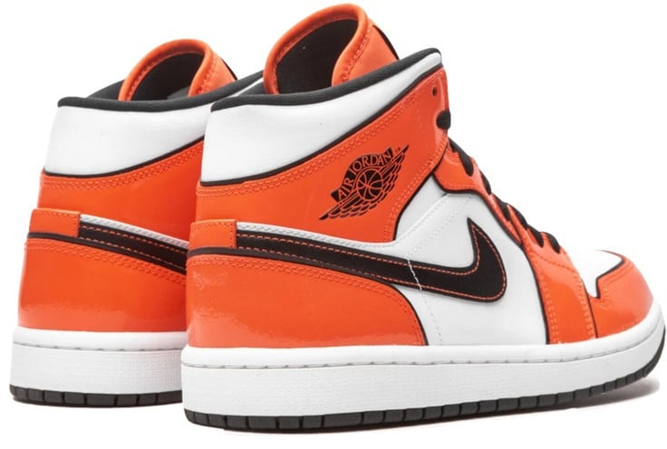 Nike Air Jordan 1 Mid Turf Orange Zwart