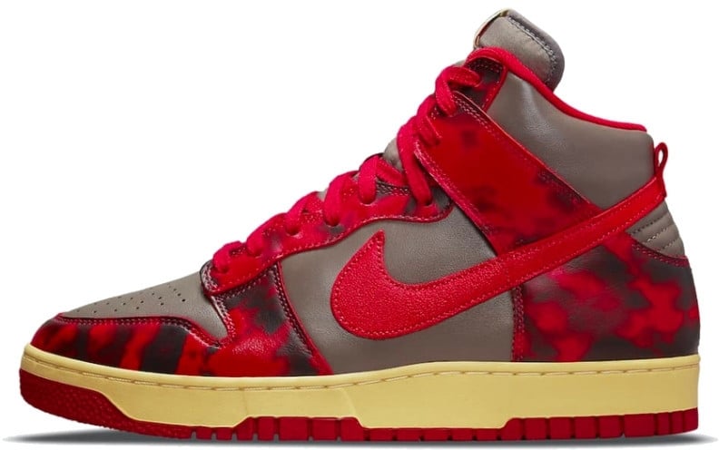 Nike Nike Dunk High 1985 Acid Wash Red Rood