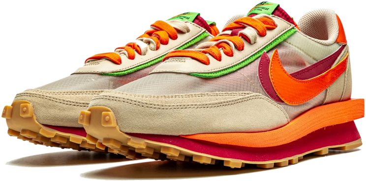Nike Nike LD Waffle Sacai Clot Net Orange Blaze Oranje