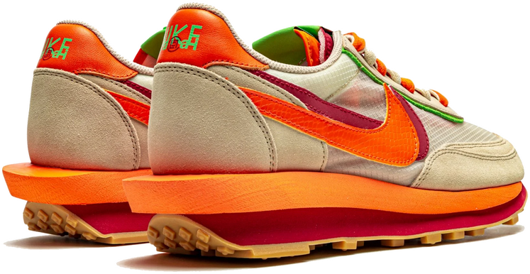 Nike Nike LD Waffle Sacai Clot Net Orange Blaze Oranje