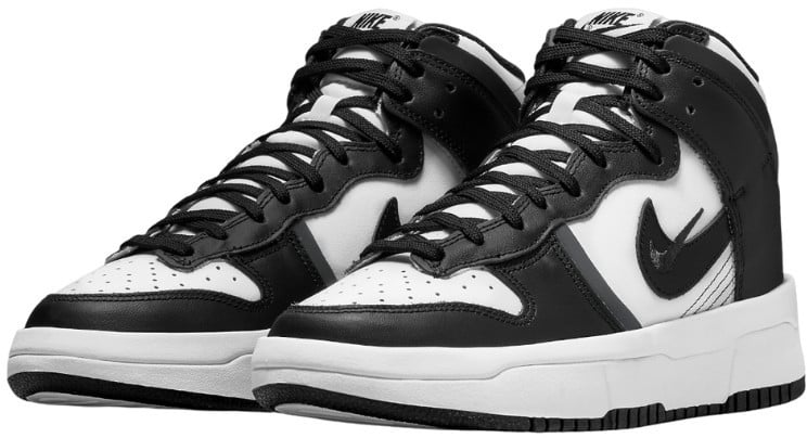 Nike Nike Dunk High Rebel Black/White Zwart