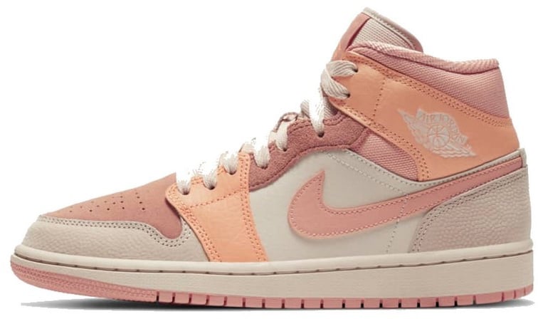 Nike Air Jordan 1 Mid Apricot Orange Oranje