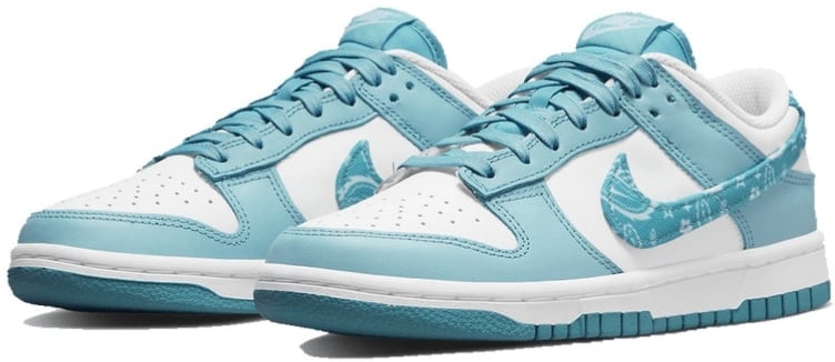 Nike Nike Dunk Low WMNS Blue Paisley Wit