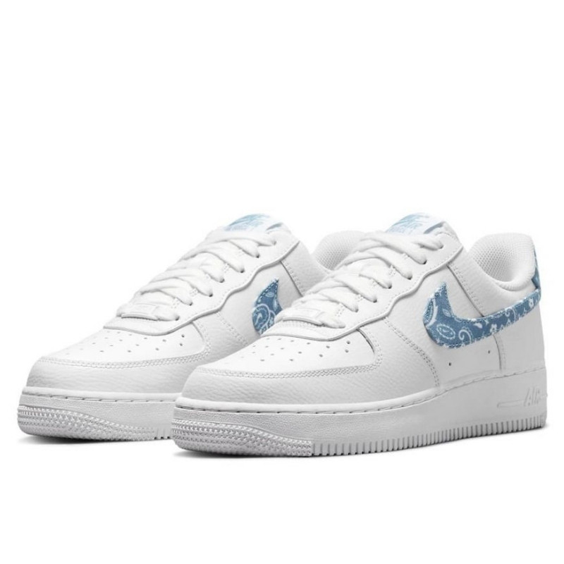 Nike Nike Air Force 1 Low '07 Essential White Worn Blue Paisley Wit