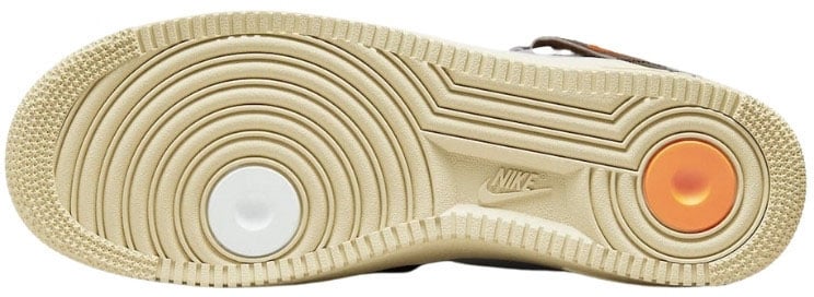 Nike Nike Air Force 1 Mid QS Jewel Ale Brown Wit