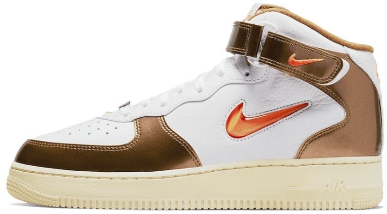 Nike Nike Air Force 1 Mid QS Jewel Ale Brown Wit