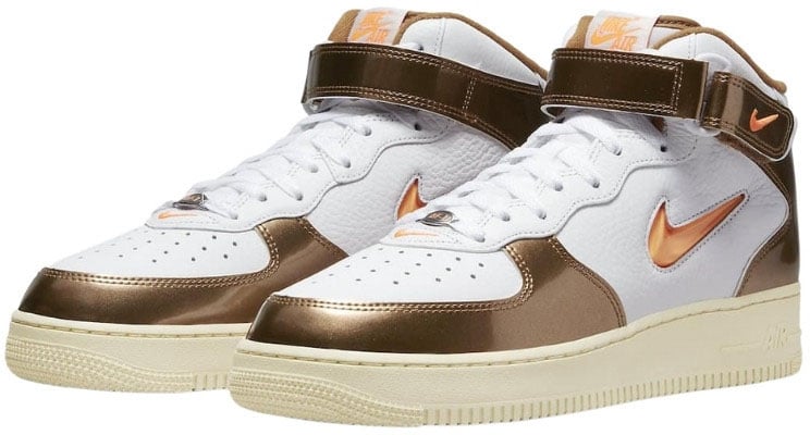 Nike Nike Air Force 1 Mid QS Jewel Ale Brown Wit