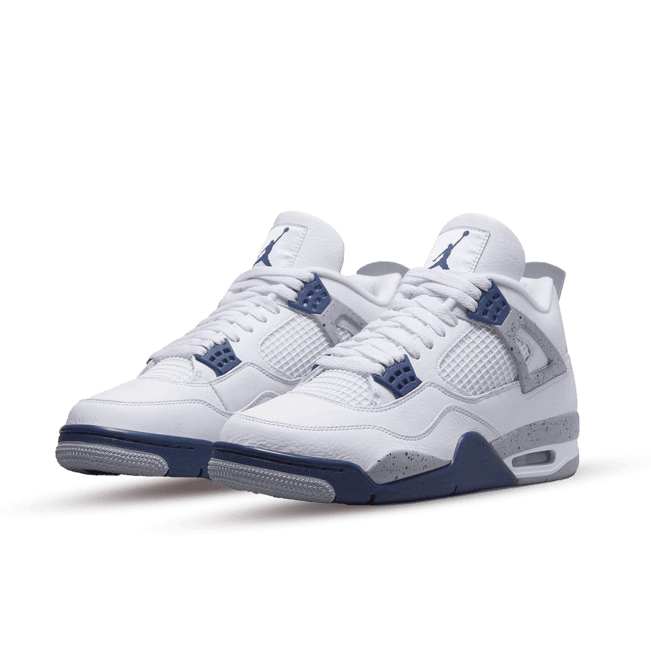 Nike Air Jordan 4 Retro White Midnight Navy Divers