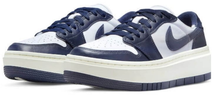 Nike Air Jordan 1 Low Elevate White Midnight Navy Sail Wit