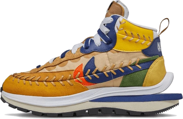 Nike Nike Vaporwaffle sacai Jean Paul Gaultier Sesame Blue Blauw