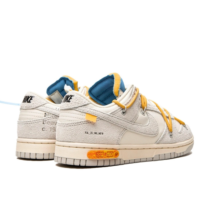 Nike Nike Dunk Low Off-White Lot 34 Wit