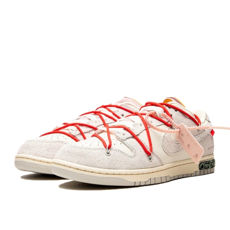 Nike Nike Dunk Low Off-White Lot 33 Grijs