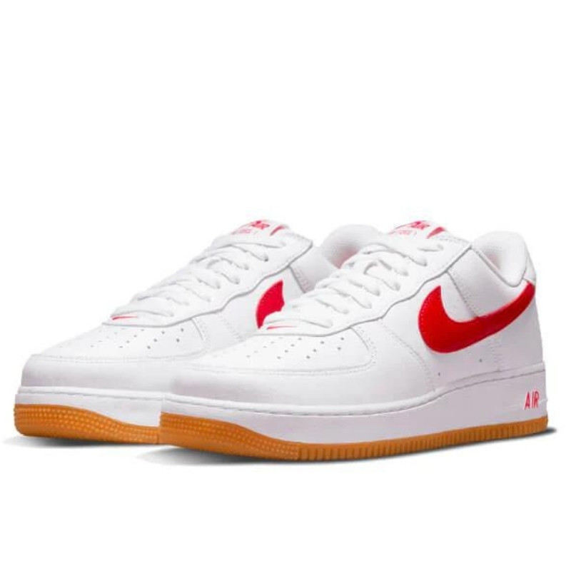 Nike Nike Air Force 1 Low 07 Color of the Month University Red Gum Wit